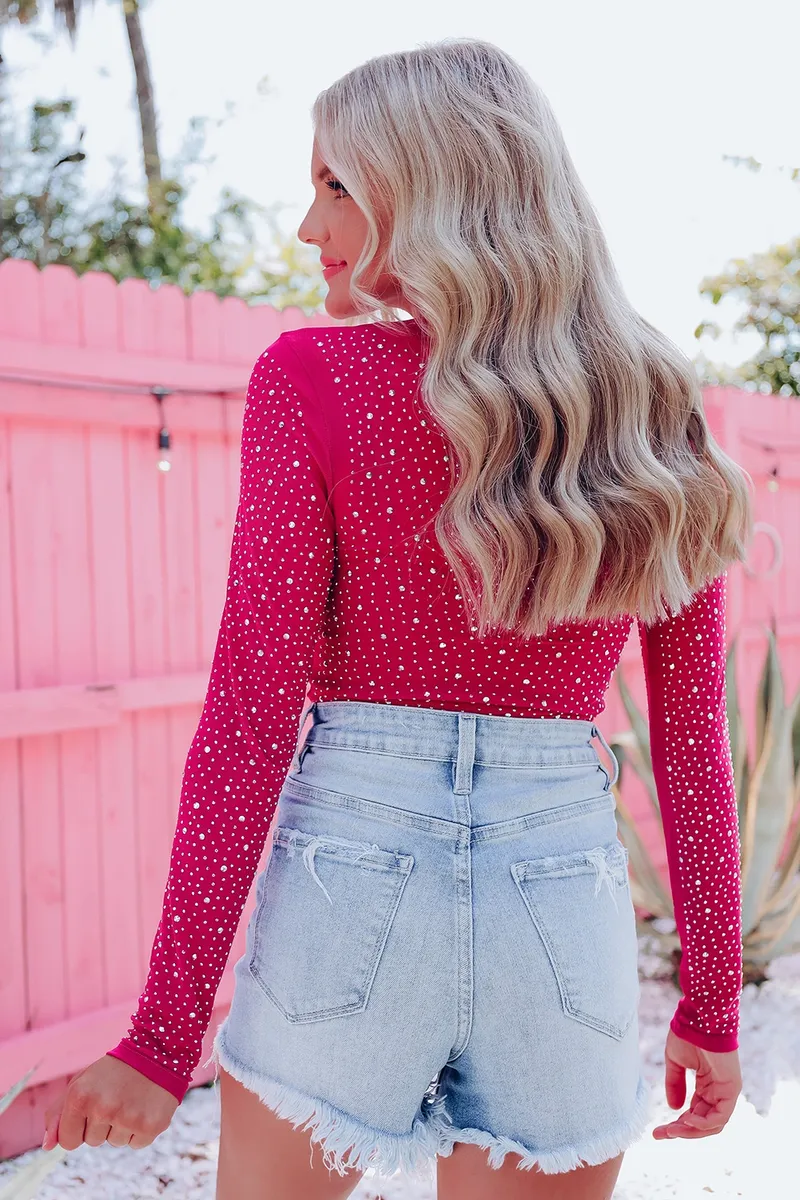 Rhinestone Bodysuit