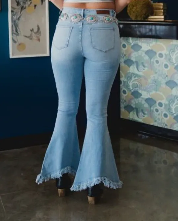 Light Wash Distressed Jeans