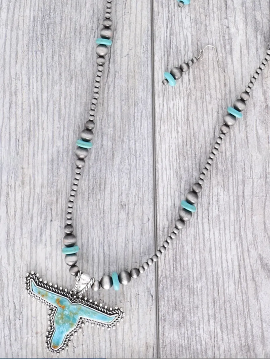 Longhorn Necklace set