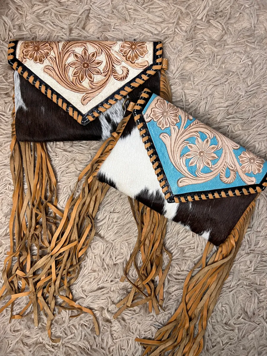 Kelsy- Tooled crossbody