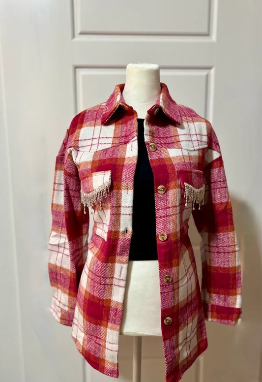Sparkle Flannel Shacket