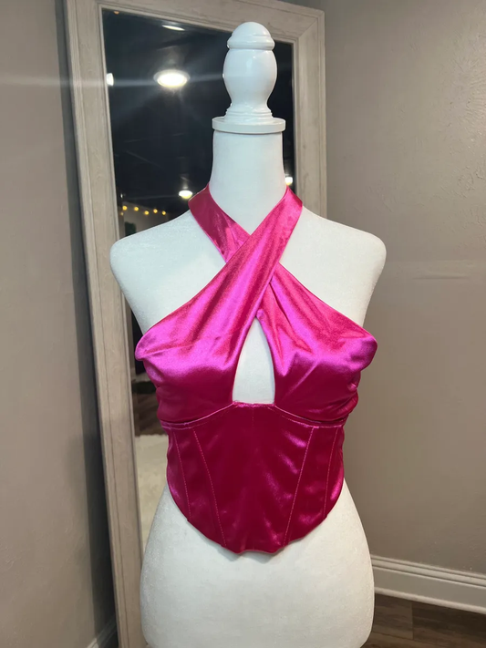 Rosebud Halter Top