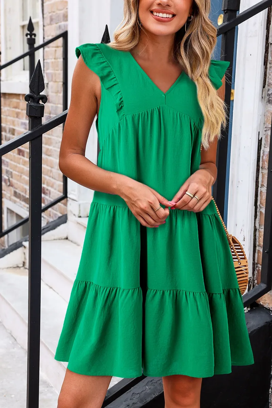 Esmeralda Ruffle Dress